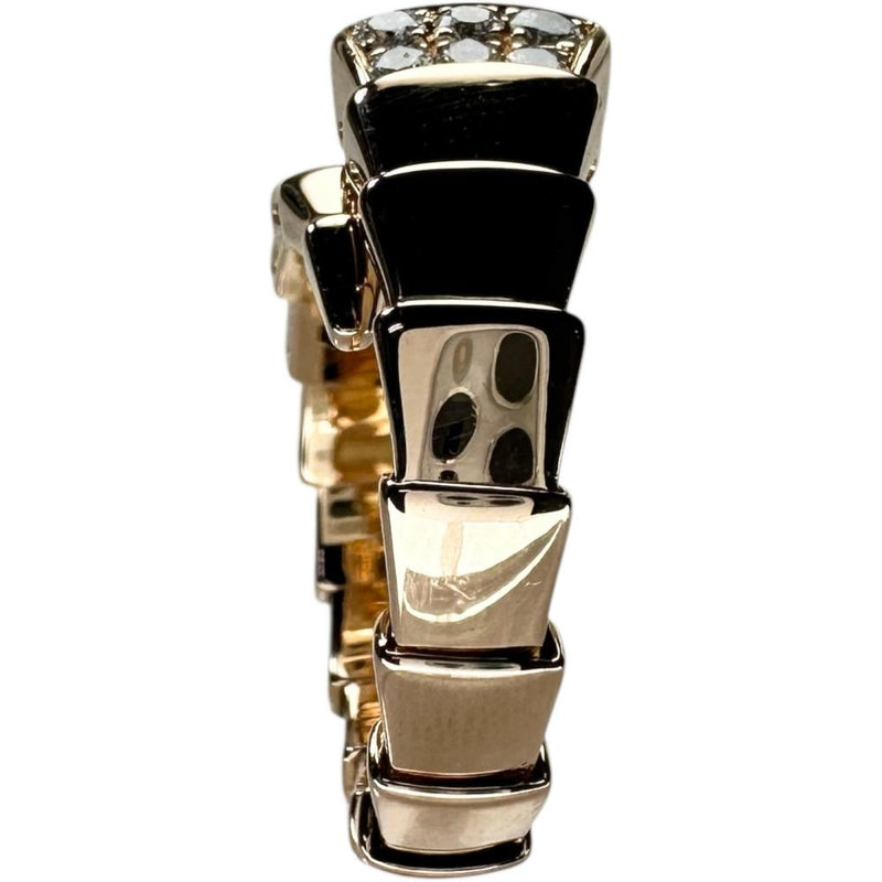 16号【BVLGARI/ブルガリ】 ダイヤモンド リング・指輪 セルペンティ K18PGピンクゴールド 18金 9.7g Lサイズ レディース 【中古】【真子質店】【GD】 【KxDx】