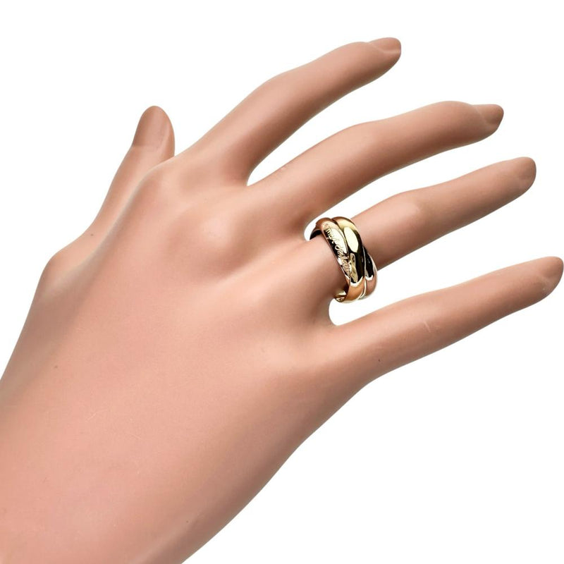 10号【CARTIER/カルティエ】 トリニティ リング・指輪 K18ゴールド 18金/YG/WG/PG 7.2g 50 レディース 【中古】【真子質店】【GD】 【IxYK】