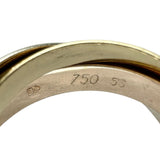 12.5号【CARTIER/カルティエ】 リング・指輪 トリニティ K18ゴールド 18金 8.3g 53（シリアルなし） レディース 【中古】【真子質店】【GD】 【ITDMa】