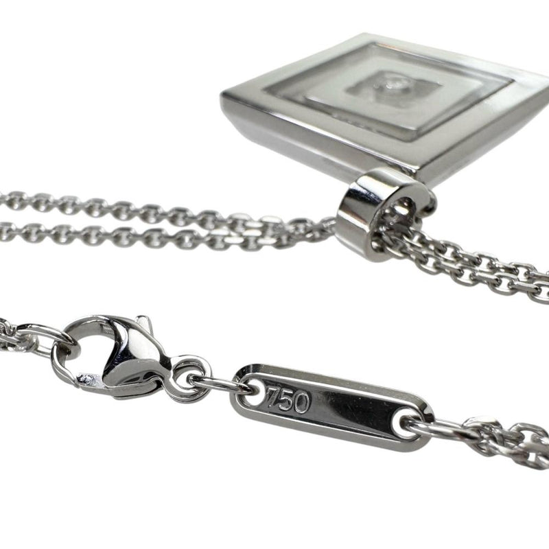 【Chopard/ショパール】 ダイヤモンド 1P ネックレス ハッピースピリット K18WGホワイトゴールド 18金 20.3g 42.0cm 79/5873-20 レディース 【中古】【真子質店】【GD】 【TTxx】