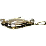 【MIKIMOTO/ミキモト】 ピクウェ/象嵌 シェル 真珠3.5-4.0ｍｍ ペンダントトップ シェル/K18ゴールド 18金 6.3g レディース 【中古】【真子質店】【GD】 【SSx】