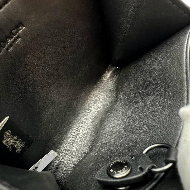 【COACH/コーチ】 CW358 コインケース レザー グレーレザー/ダークグレージップ メンズ【中古】【真子質店】【BL】 【Max】
