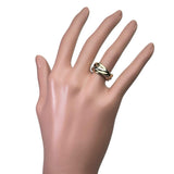 8号【CARTIER/カルティエ】 トリニティ 5連 リング・指輪 K18ゴールド 18金/YG/WG/PG 8.6g 48 レディース 【中古】【真子質店】【GD】 【ITDMa】