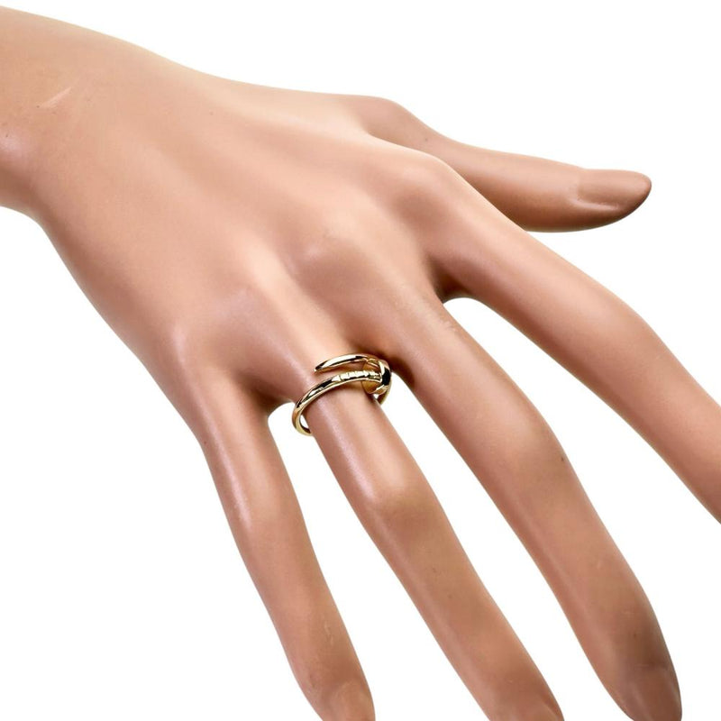 8号【CARTIER/カルティエ】 ジュストアンクル スモール リング・指輪 K18ゴールド 18金 3.3g #48 レディース 【中古】【真子質店】【GD】 【IxYK】