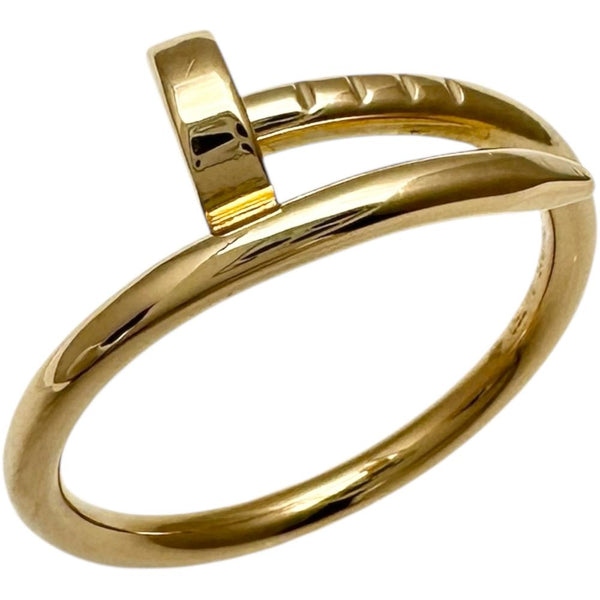 8号【CARTIER/カルティエ】 ジュストアンクル スモール リング・指輪 K18ゴールド 18金 3.3g #48 レディース 【中古】【真子質店】【GD】 【IxYK】