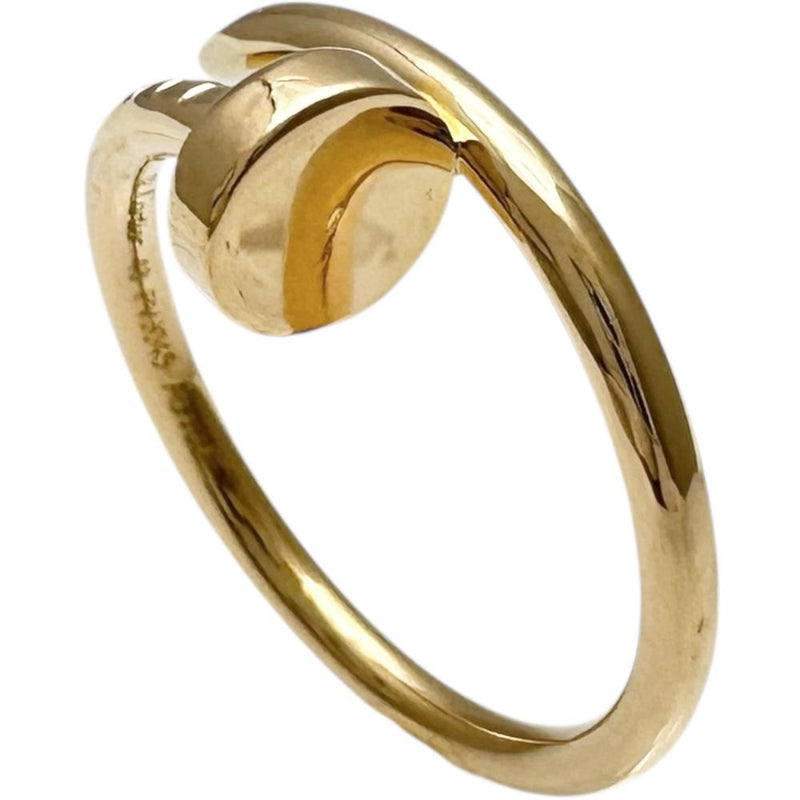 8号【CARTIER/カルティエ】 ジュストアンクル スモール リング・指輪 K18ゴールド 18金 3.3g #48 レディース 【中古】【真子質店】【GD】 【IxYK】