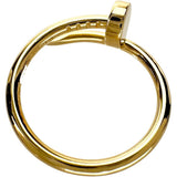 8号【CARTIER/カルティエ】 ジュストアンクル スモール リング・指輪 K18ゴールド 18金 3.3g #48 レディース 【中古】【真子質店】【GD】 【IxYK】