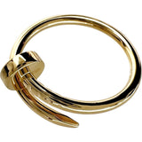 8号【CARTIER/カルティエ】 ジュストアンクル スモール リング・指輪 K18ゴールド 18金 3.3g #48 レディース 【中古】【真子質店】【GD】 【IxYK】