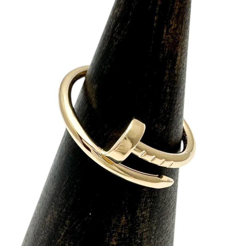 8号【CARTIER/カルティエ】 ジュストアンクル スモール リング・指輪 K18ゴールド 18金 3.3g #48 レディース 【中古】【真子質店】【GD】 【IxYK】