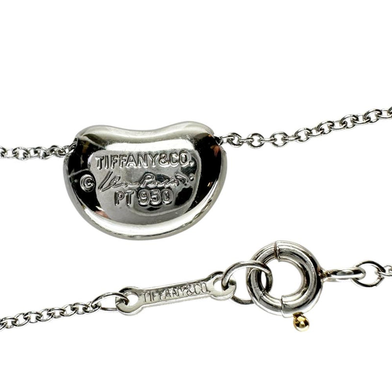 【TIFFANY&Co./ティファニー】 ビーン ネックレス Pt950プラチナ 5.9g 41.0cm レディース 【中古】【真子質店】【GD】 【YIY】