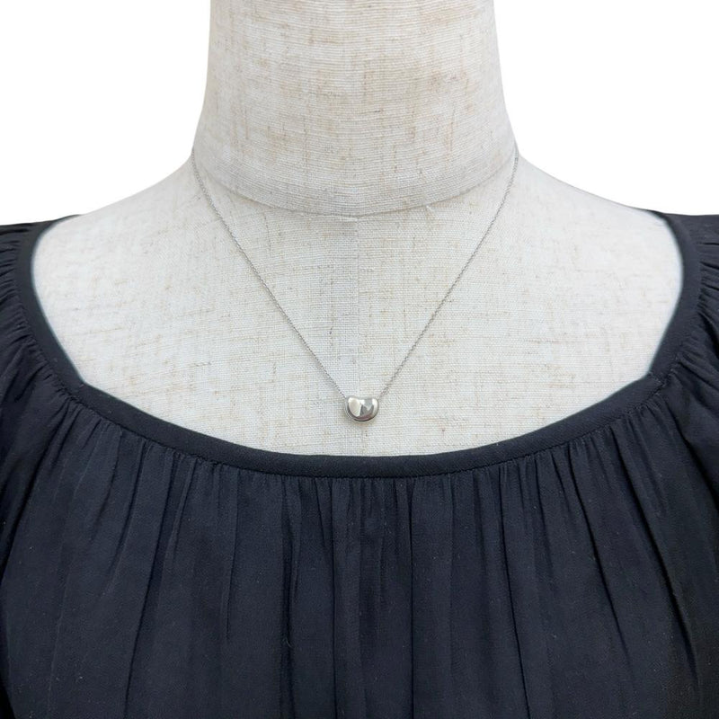 【TIFFANY&Co./ティファニー】 ビーン ネックレス Pt950プラチナ 5.9g 41.0cm レディース 【中古】【真子質店】【GD】 【YIY】