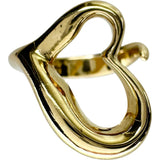 10号【TIFFANY&Co./ティファニー】 オープンハート エルサペレッティ リング・指輪 K18ゴールド 18金 7.9g レディース 【中古】【真子質店】【GD】 【IxMiS】