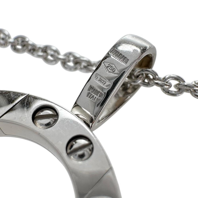 【BVLGARI/ブルガリ】 アレグラ マルチカラーストーン ネックレス K18WGホワイトゴールド 18金 15.4g 41.0cm レディース 【中古】【真子質店】【GD】 【TMiSMa】
