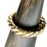 8.5号【BVLGARI/ブルガリ】 トゥボガス リング・指輪 K18ゴールド 18金/YG/WG/PG 4.7g レディース 【中古】【真子質店】【GD】 【MiDI】