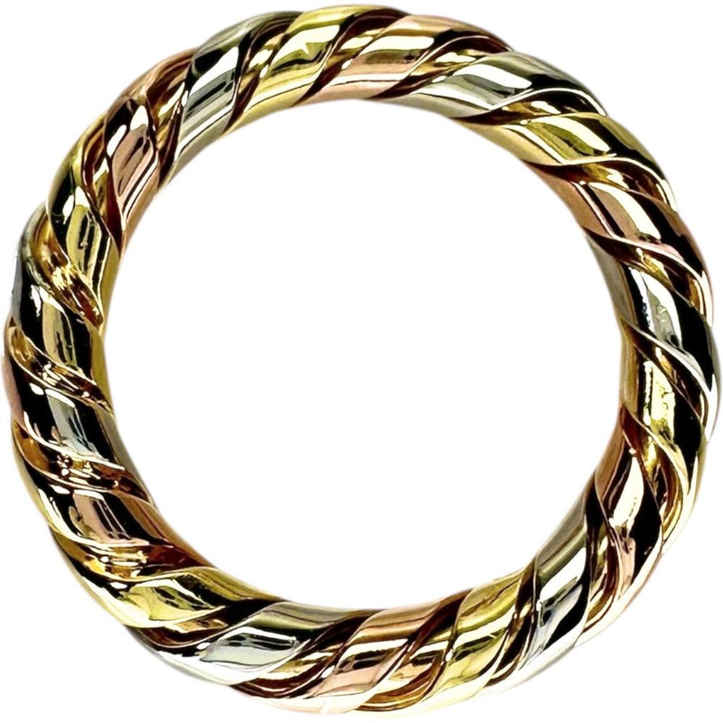 8.5号【BVLGARI/ブルガリ】 トゥボガス リング・指輪 K18ゴールド 18金/YG/WG/PG 4.7g レディース 【中古】【真子質店】【GD】 【MiDI】