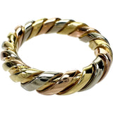 8.5号【BVLGARI/ブルガリ】 トゥボガス リング・指輪 K18ゴールド 18金/YG/WG/PG 4.7g レディース 【中古】【真子質店】【GD】 【MiDI】