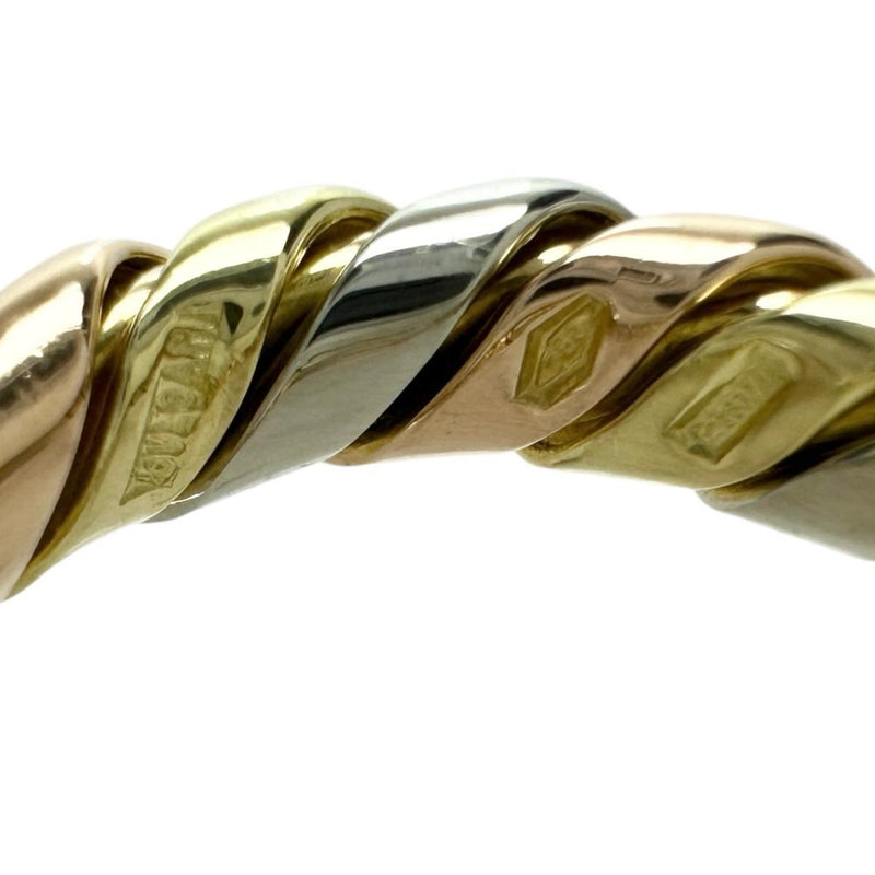 8.5号【BVLGARI/ブルガリ】 トゥボガス リング・指輪 K18ゴールド 18金/YG/WG/PG 4.7g レディース 【中古】【真子質店】【GD】 【MiDI】
