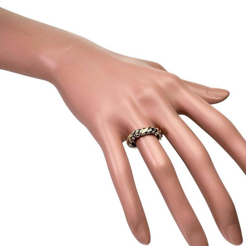 8.5号【BVLGARI/ブルガリ】 トゥボガス リング・指輪 K18ゴールド 18金/YG/WG/PG 4.7g レディース 【中古】【真子質店】【GD】 【MiDI】