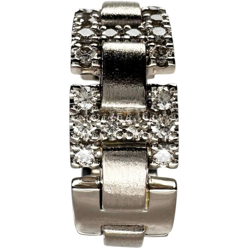 20号【KASHIKEY/カシケイ】 幅広リング メンズOK ダイヤモンド 0.90ct リング・指輪 K18ゴールド 18金/（ブラウンゴールド） 15.2g レディース 【中古】【真子質店】【GD】 【TxTD】