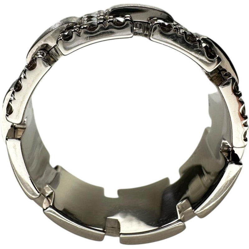 20号【KASHIKEY/カシケイ】 幅広リング メンズOK ダイヤモンド 0.90ct リング・指輪 K18ゴールド 18金/（ブラウンゴールド） 15.2g レディース 【中古】【真子質店】【GD】 【TxTD】