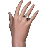20号【KASHIKEY/カシケイ】 幅広リング メンズOK ダイヤモンド 0.90ct リング・指輪 K18ゴールド 18金/（ブラウンゴールド） 15.2g レディース 【中古】【真子質店】【GD】 【TxTD】