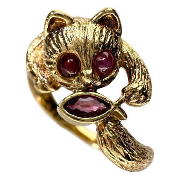 12号 猫/ネコモチーフ ルビー 0.21ct リング・指輪 K18ゴールド 18金 4.8g レディース
【中古】【真子質店】【NN】




【YMiT】