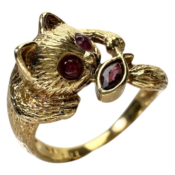 12号 猫/ネコモチーフ ルビー 0.21ct リング・指輪 K18ゴールド 18金 4.8g レディース
【中古】【真子質店】【NN】




【YMiT】