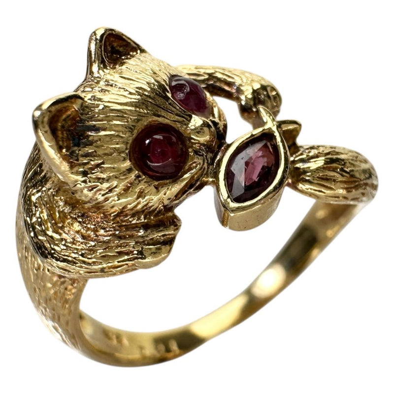 12号 猫/ネコモチーフ ルビー 0.21ct リング・指輪 K18ゴールド 18金 4.8g レディース
【中古】【真子質店】【NN】




【YMiT】