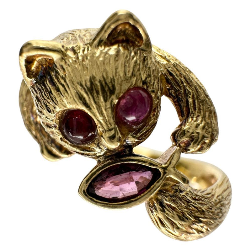 12号 猫/ネコモチーフ ルビー 0.21ct リング・指輪 K18ゴールド 18金 4.8g レディース
【中古】【真子質店】【NN】




【YMiT】