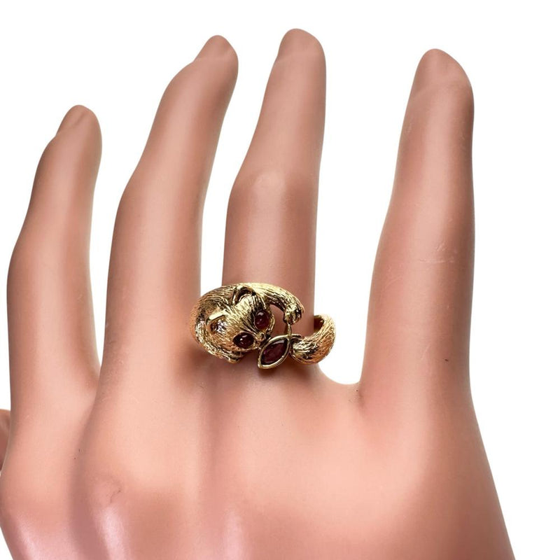 12号 猫/ネコモチーフ ルビー 0.21ct リング・指輪 K18ゴールド 18金 4.8g レディース
【中古】【真子質店】【NN】




【YMiT】
