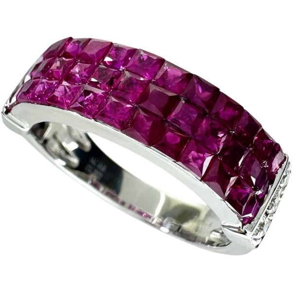 13号 ミステリーセッティングルビー 1.70ct ダイヤモンド 0.12ct リング・指輪 K18WGホワイトゴールド 18金 4.5g レディース
【中古】【真子質店】【NN】




【MiMaY】