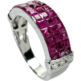 13号 ミステリーセッティングルビー 1.70ct ダイヤモンド 0.12ct リング・指輪 K18WGホワイトゴールド 18金 4.5g レディース
【中古】【真子質店】【NN】




【MiMaY】