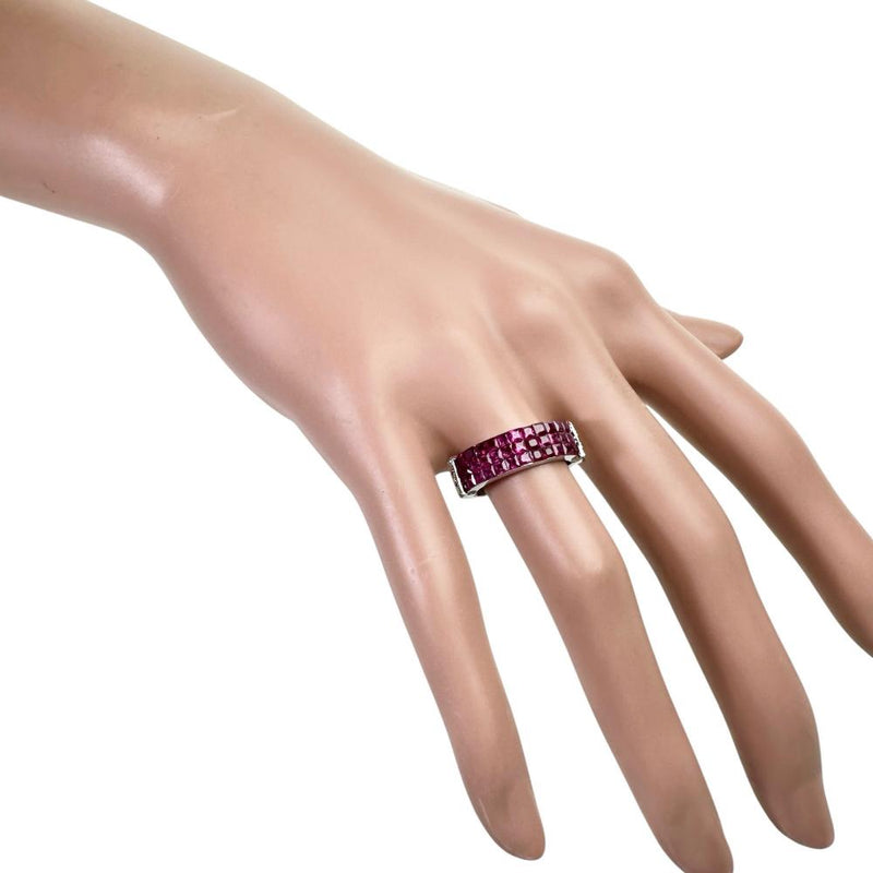 13号 ミステリーセッティングルビー 1.70ct ダイヤモンド 0.12ct リング・指輪 K18WGホワイトゴールド 18金 4.5g レディース
【中古】【真子質店】【NN】




【MiMaY】