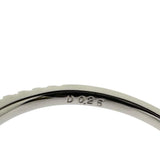 12号 パライバトルマリン 0.164ct ダイヤモンド 計0.25ct リング・指輪 Pt900プラチナ 2.8g レディース 【中古】【真子質店】【NN】 【KKx】