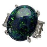 10号 ブラックオパール 2.394ct ダイヤモンド 0.40ct リング・指輪 Pt900プラチナ 6.9g レディース
【中古】【真子質店】【NN】




【IMiMiI】
