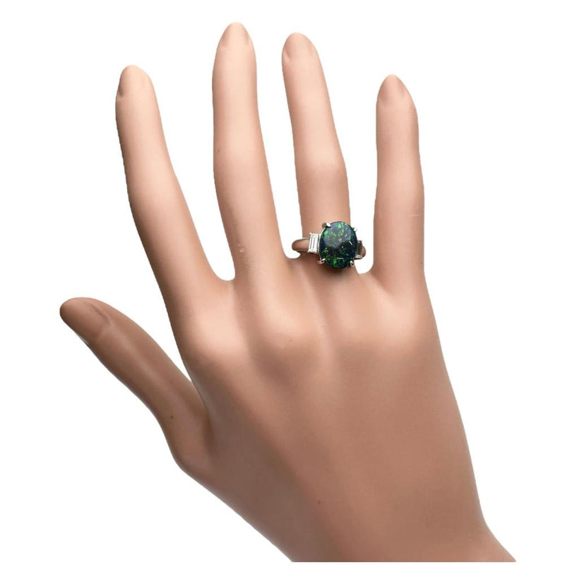 10号 ブラックオパール 2.394ct ダイヤモンド 0.40ct リング・指輪 Pt900プラチナ 6.9g レディース
【中古】【真子質店】【NN】




【IMiMiI】