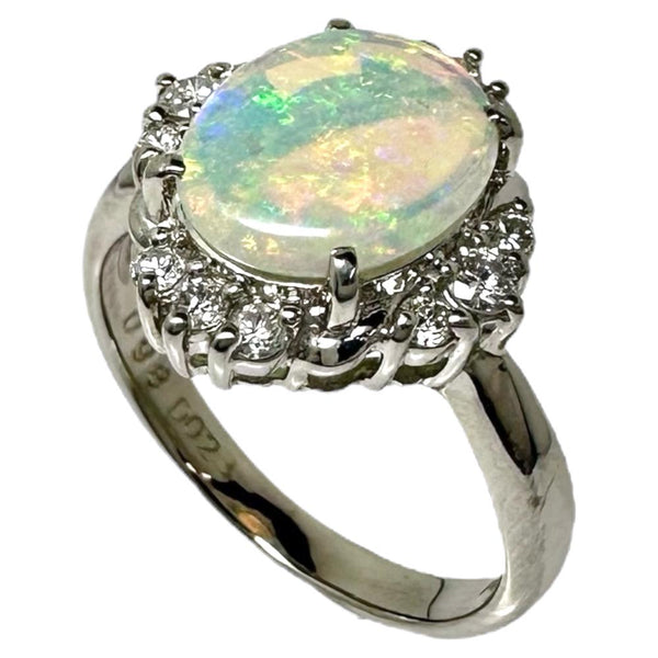 9号 オパール 0.98ct ダイヤモンド 計0.23ct リング・指輪 Pt900プラチナ 4.8g レディース
【中古】【真子質店】【NN】




【DIMi】