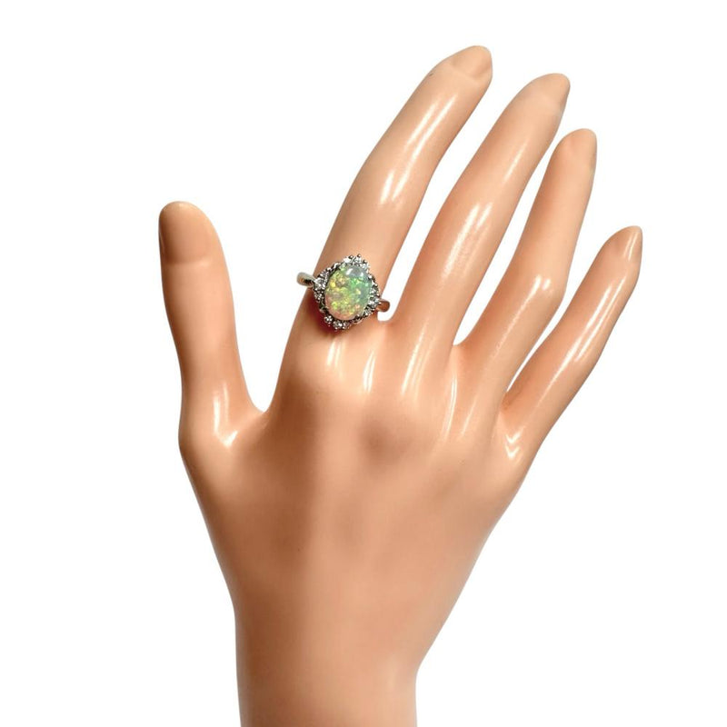 9号 オパール 0.98ct ダイヤモンド 計0.23ct リング・指輪 Pt900プラチナ 4.8g レディース
【中古】【真子質店】【NN】




【DIMi】