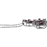 結晶デザイン ルビー 計1.00ct ダイヤモンド 計0.35ct ネックレス K18WGホワイトゴールド 18金/(トップ分析済み) 4.0g 45cm レディース
【中古】【真子質店】【NN】




【MixMa】