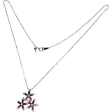 結晶デザイン ルビー 計1.00ct ダイヤモンド 計0.35ct ネックレス K18WGホワイトゴールド 18金/(トップ分析済み) 4.0g 45cm レディース
【中古】【真子質店】【NN】




【MixMa】