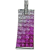 ピンクサファイア 2.64ct ダイヤモンド 0.02ct ペンダントトップ K18WGホワイトゴールド 18金 4.2g レディース 【中古】【真子質店】【NN】 【YYx】