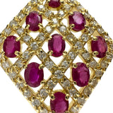 ルビー 1.61ct ダイヤモンド 0.80ct ペンダントトップ K18ゴールド 18金 8.3g レディース 【中古】【真子質店】【NN】 【ITMoD】