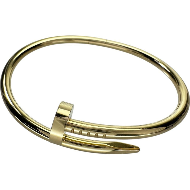 【CARTIER/カルティエ】 バングル ブレスレット ジュストアンクル クラシックモデル K18ゴールド 18金 32.0g 16cm 16 レディース 【中古】【真子質店】【BL】 【KSTx】