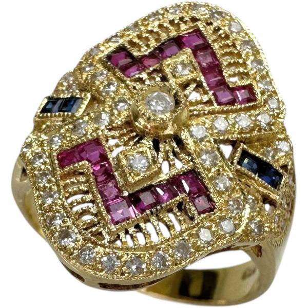 11号 サファイア 0.88ct ダイヤモンド 0.46ct リング・指輪 K18ゴールド 18金 4.6g レディース
【中古】【真子質店】【NN】




【YSMa】