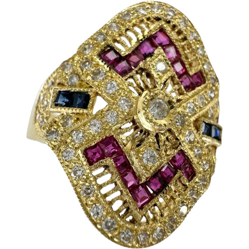 11号 サファイア 0.88ct ダイヤモンド 0.46ct リング・指輪 K18ゴールド 18金 4.6g レディース
【中古】【真子質店】【NN】




【YSMa】