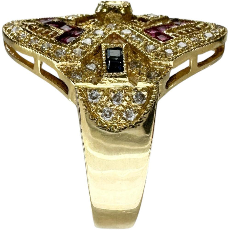 11号 サファイア 0.88ct ダイヤモンド 0.46ct リング・指輪 K18ゴールド 18金 4.6g レディース
【中古】【真子質店】【NN】




【YSMa】