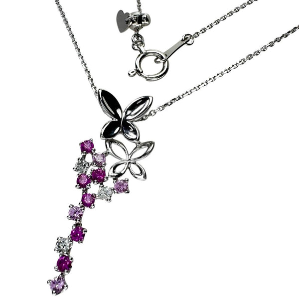ピンクサファイア 計0.41ct ダイヤモンド 計0.10ct ネックレス K18WGホワイトゴールド 18金 3.3g 45cm レディース
【中古】【真子質店】【NN】




【MoMox】