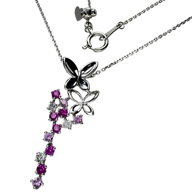 ピンクサファイア 計0.41ct ダイヤモンド 計0.10ct ネックレス K18WGホワイトゴールド 18金 3.3g 45cm レディース
【中古】【真子質店】【NN】




【MoMox】