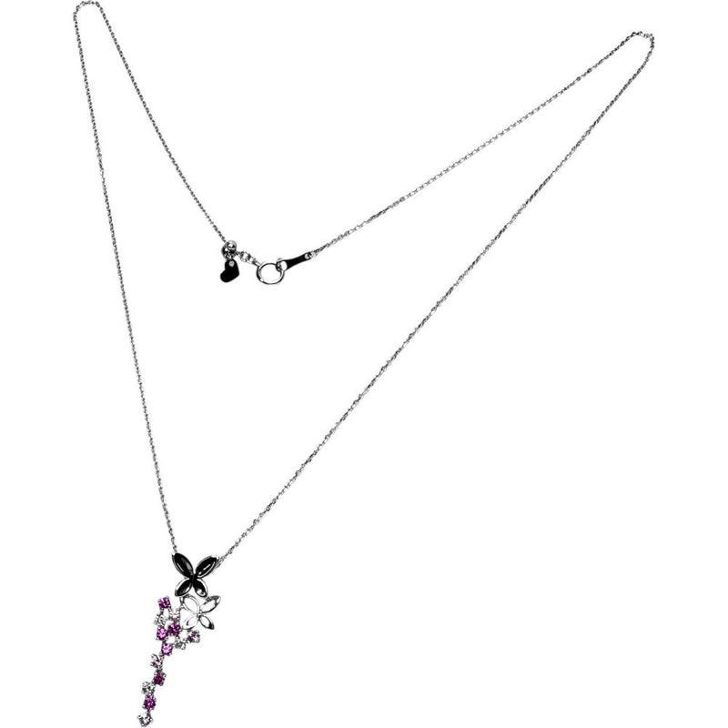 ピンクサファイア 計0.41ct ダイヤモンド 計0.10ct ネックレス K18WGホワイトゴールド 18金 3.3g 45cm レディース
【中古】【真子質店】【NN】




【MoMox】