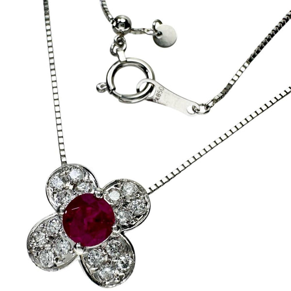 ルビー 0.68ct ダイヤモンド 計0.27ct ネックレス Pt900プラチナ/Pt850プラチナ 4.6g 45cm レディース
【中古】【真子質店】【NN】




【YTK】